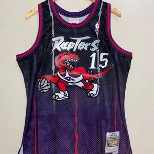 Mitchell & Ness Toronto Raptors Vince Carter Fadeaway Swingman Jersey Men NEW